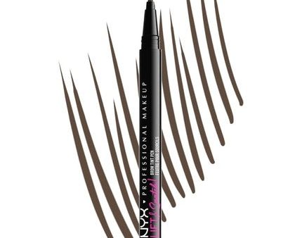 NYX Professional Makeup Lift And Snatch Brow Tint Pen Smudge-proof Transfer-proof Ash Brown 06 on Sale