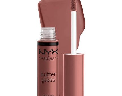 NYX Professional Makeup Butter Gloss Brown Sugar Spiked Toffee Non-Sticky Lip Gloss 0.27 Fl Oz on Sale