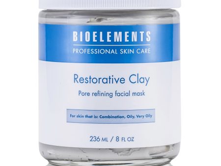 Bioelements Restorative Clay Pore Refining Treatment Mask (Salon Size, For Combination   Oily Skin)  236ml 8oz on Sale