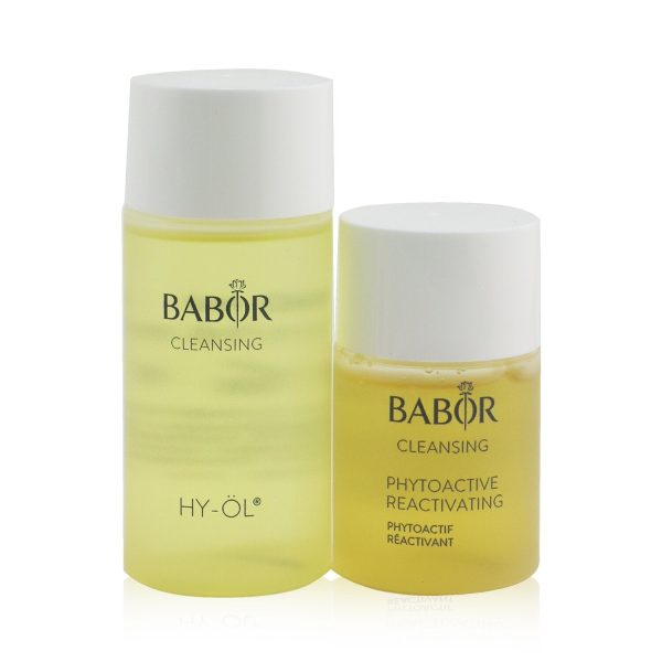 Babor CLEANSING Travel Set: HY-ÖL 50ml 1.69oz+ Phytoactive Reactivating 30ml 1oz  2pcs Online Sale