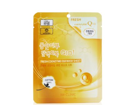 3W Clinic Mask Sheet - Fresh Coenzyme Q10  10pcs Online Hot Sale