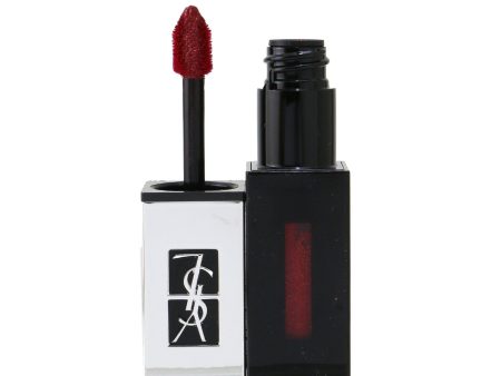 Yves Saint Laurent Rouge Pur Couture Vernis A Levres The Holographics Glossy Stain - # 502 Electric Burgundy  6ml 0.2oz Cheap