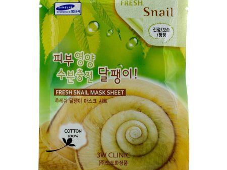 3W Clinic Mask Sheet - Fresh Snail  10pcs Cheap