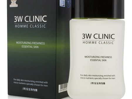 3W Clinic Homme Classic - Moisturizing Freshness Essential Skin  150ml 5oz Discount