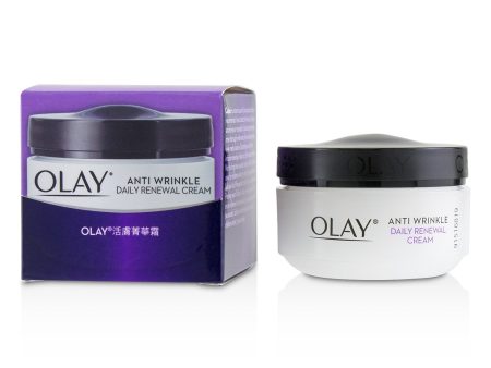 Olay Anti Wrinkle Daily Renewal Cream  50g 1.76oz Hot on Sale