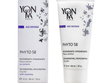 Yonka Age Defense Phyto 58 Creme With Rosemary - Revitalizing, Invigorating (Dry Skin)  40ml 1.38oz Cheap