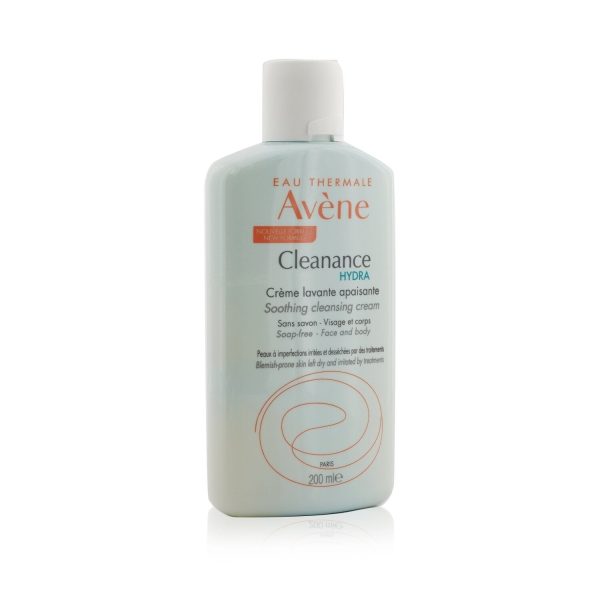 Avene Cleanance HYDRA Soothing Cleansing Cream - For Blemish-Prone Skin Left Dry & Irritated by Treatments  200ml 6.7oz Fashion