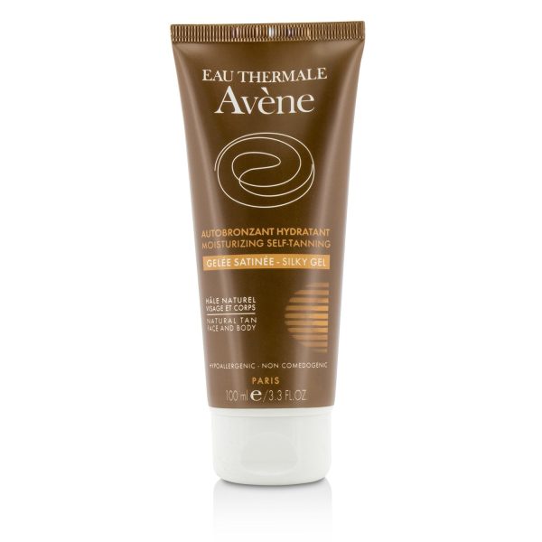 Avene Moisturizing Self-Tanning Silky Gel For Face & Body - For Sensitive Skin  100ml 3.3oz Supply