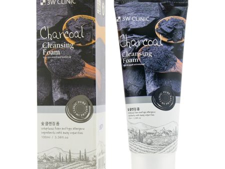 3W Clinic Cleansing Foam - Charcoal  100ml 3.38oz Hot on Sale