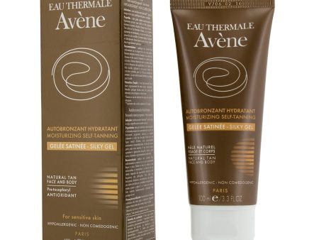 Avene Moisturizing Self-Tanning Silky Gel For Face & Body - For Sensitive Skin  100ml 3.3oz Supply