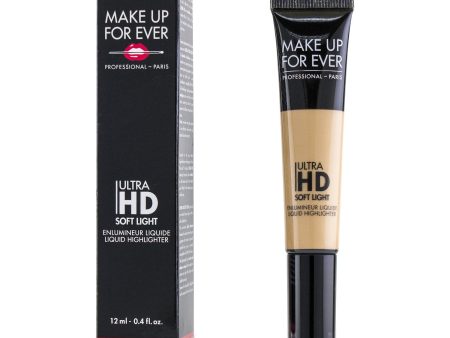 Make Up For Ever Ultra HD Soft Light Liquid Highlighter - # 30 Golden Champagne  12ml 0.4oz Online