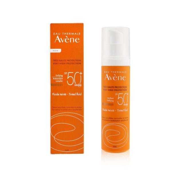 Avene Very High Protection Unifying Tinted Fluid SPF 50+ - For Normal to Combination Sensitive Skin  50ml 1.7oz Online Sale