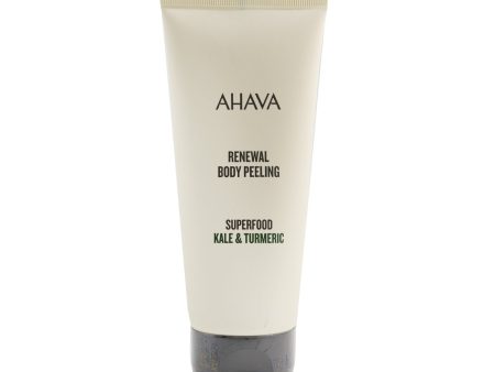 Ahava Superfood Kale & Turmeric Renewal Body Peeling  200ml 6.8oz Fashion