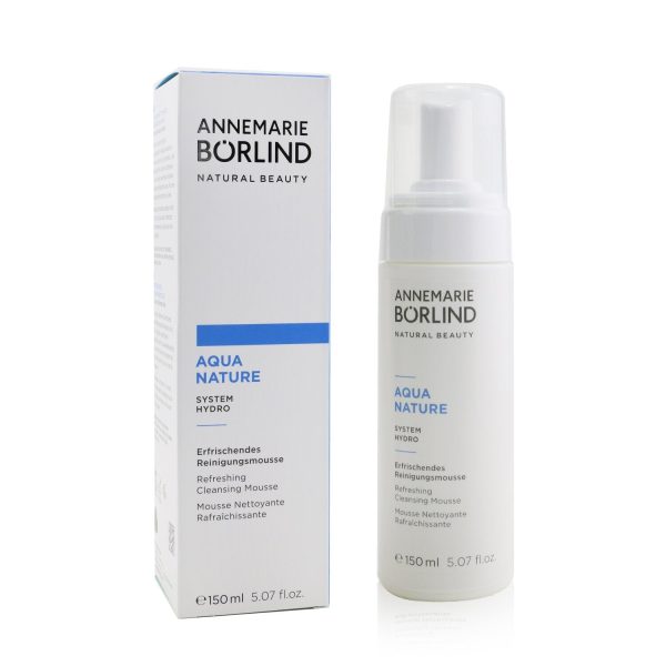 Annemarie Borlind Aquanature System Hydro Refreshing Cleansing Mousse - For Dehydrated Skin  150ml 5.07oz For Sale