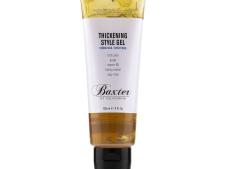 Baxter Of California Thickening Style Gel (Strong Hold  Shine Finish)  120ml 4oz Supply