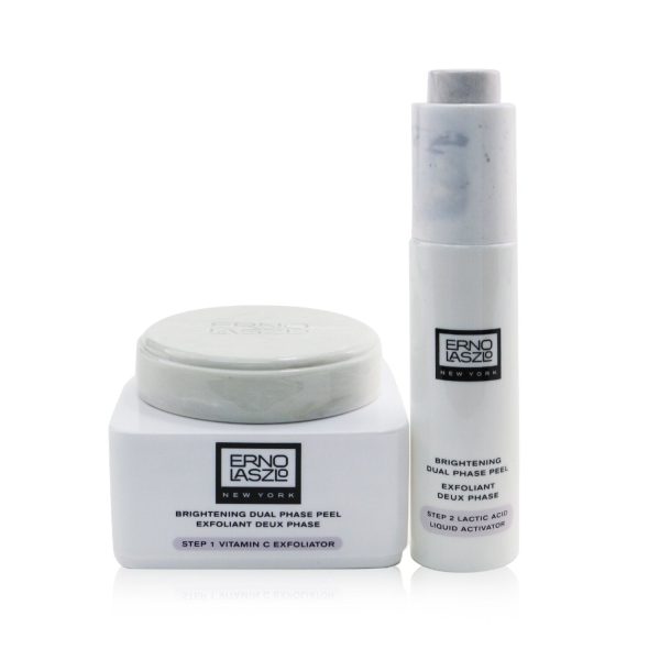 Erno Laszlo Brightening Dual Phase Peel (Step 1 50ml 1.7oz + Step 2 25ml 0.8oz)  2phases Online now