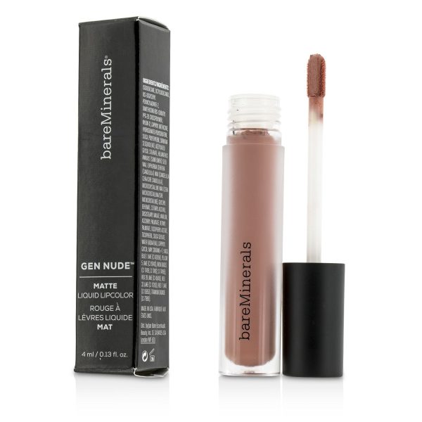 BareMinerals Gen Nude Matte Liquid Lipcolor - Scandal  4ml 0.13oz Hot on Sale