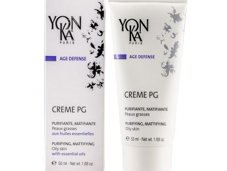 Yonka Age Defense Creme PG With Essential Oils - Purifying, Mattifying (Oily Skin)  50ml 1.68oz Fashion