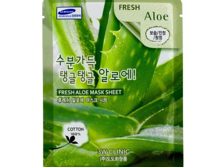 3W Clinic Mask Sheet - Fresh Aloe  10pcs For Sale