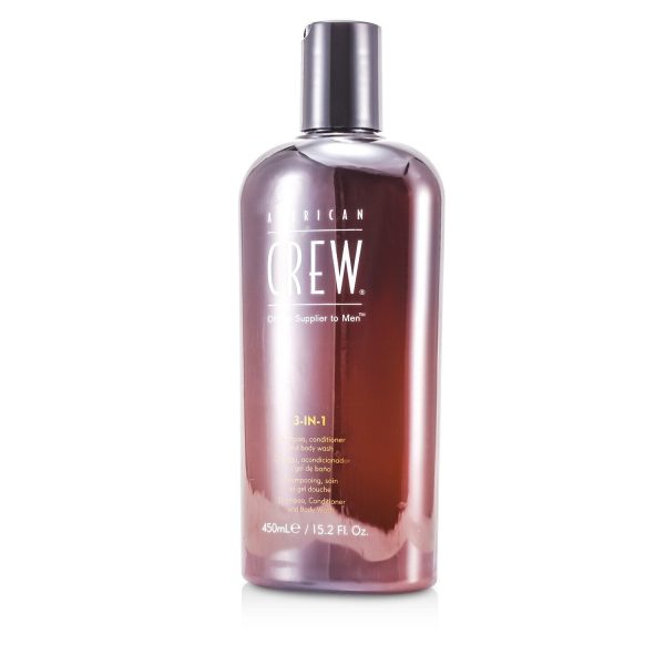 American Crew Men 3-IN-1 Shampoo, Conditioner & Body Wash  250ml 8.4oz Discount