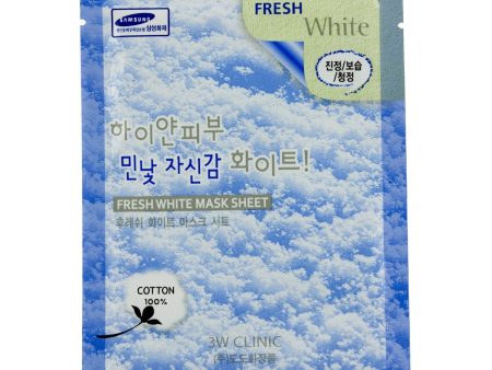 3W Clinic Mask Sheet - Fresh White  10pcs Online now