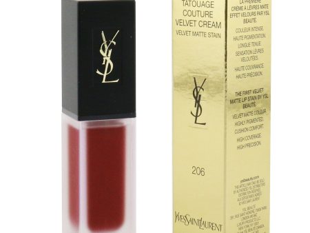 Yves Saint Laurent Tatouage Couture Velvet Cream Velvet Matte Stain - # 206 Club Bordeaux  6ml 0.2oz Supply