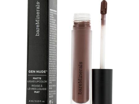 BareMinerals Gen Nude Matte Liquid Lipcolor - Scandal  4ml 0.13oz Hot on Sale