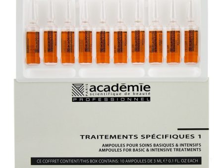 Academie Specific Treatments 1 Ampoules Rougeurs Diffuses - Salon Product  10x3ml 0.1oz For Sale