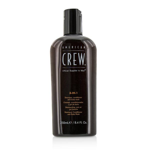 American Crew Men 3-IN-1 Shampoo, Conditioner & Body Wash  250ml 8.4oz Discount