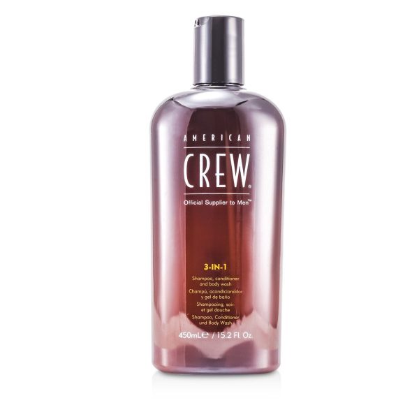 American Crew Men 3-IN-1 Shampoo, Conditioner & Body Wash  450ml 15.2oz For Sale